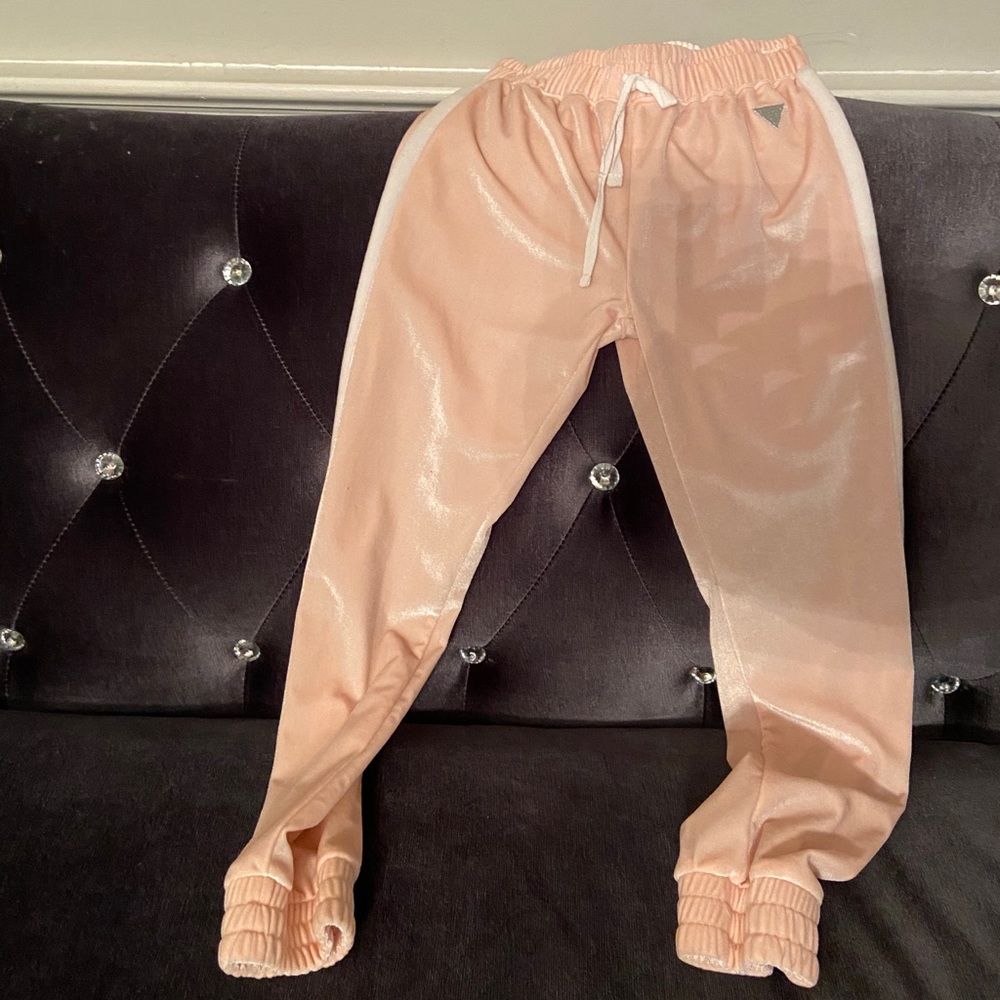 GUESS kids suede jogger pants